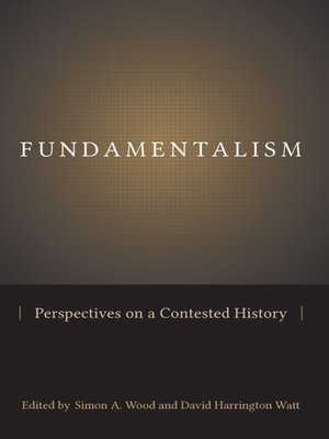 cover image of Fundamentalism